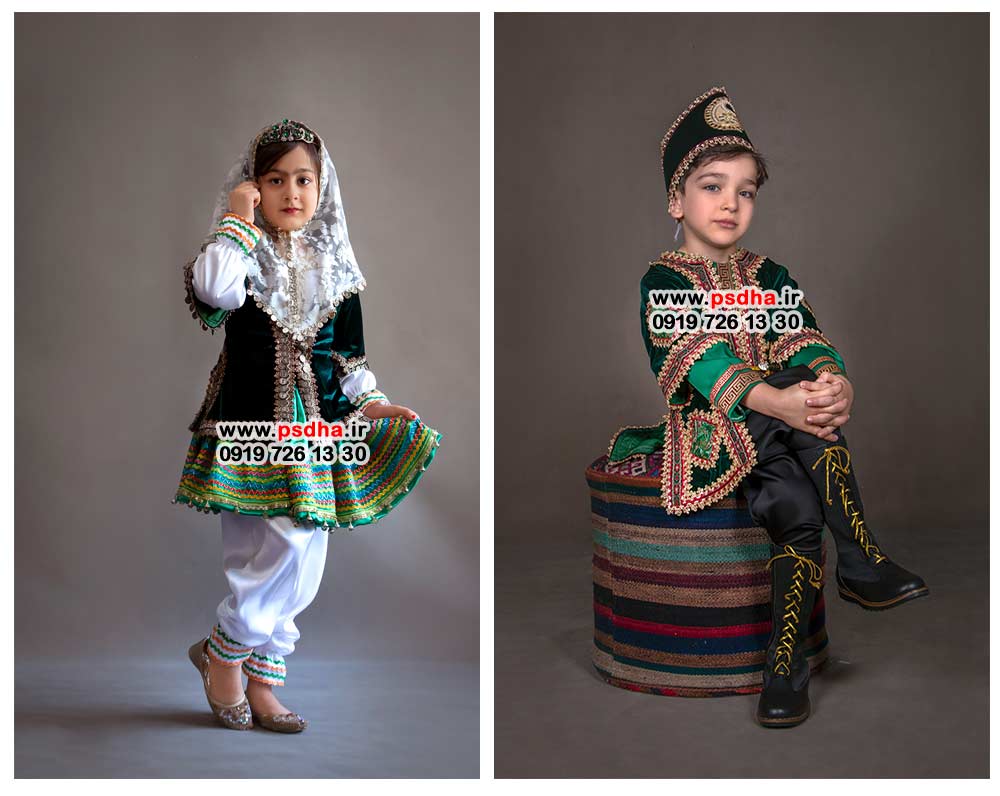 عکس کودک با لباس سنتی