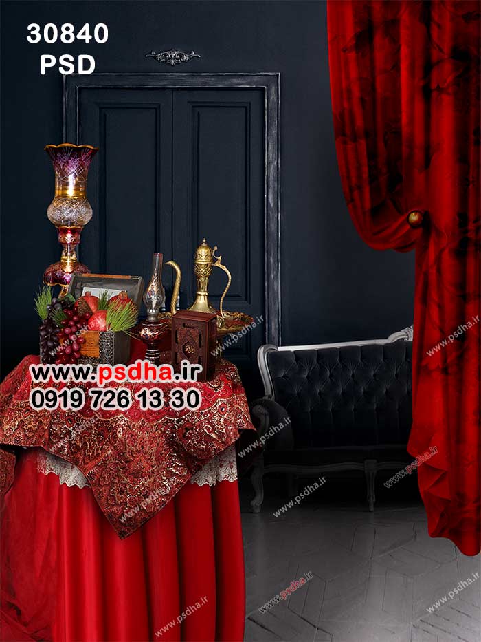 بکگراند لایه باز یلدا دکور طبیعی