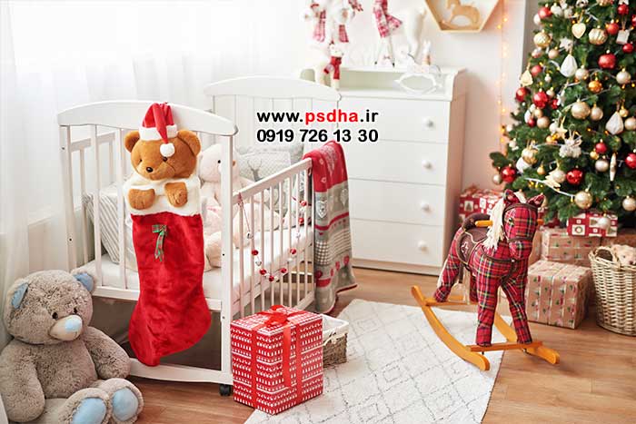 بکگراند دکور کریسمس