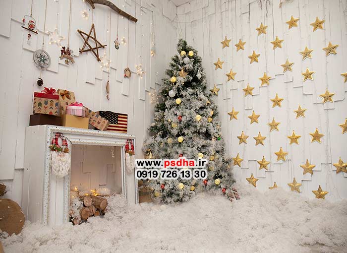 پس زمینه های زمستان و کریسمس