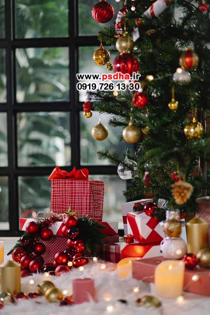 پس زمینه های زمستان و کریسمس