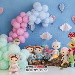 بکگراند دکورهای تولد کودک کد 4448