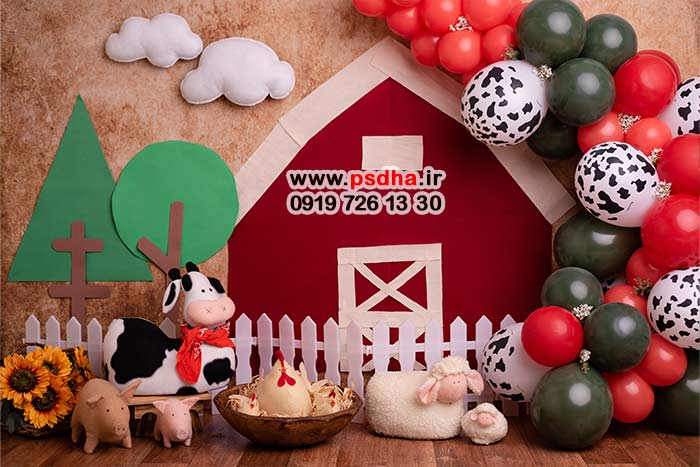 بکگراند دکورهای تولد کودک