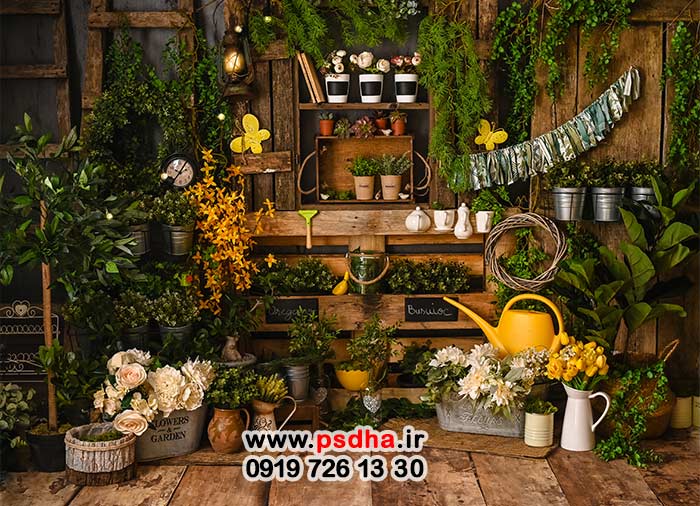 بک گراند تابستان و بهار برای طراحی