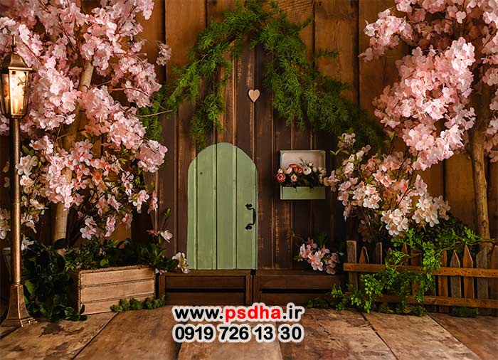 بک گراند تابستان و بهار برای طراحی