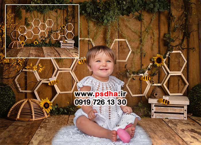 بک گراند تابستان و بهار برای طراحی