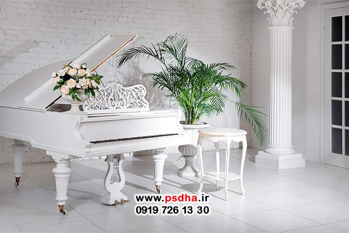 پس زمینه عمارت وایت روم 