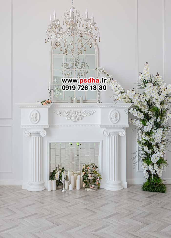 بک گراند وایت روم برای عکس های قدی