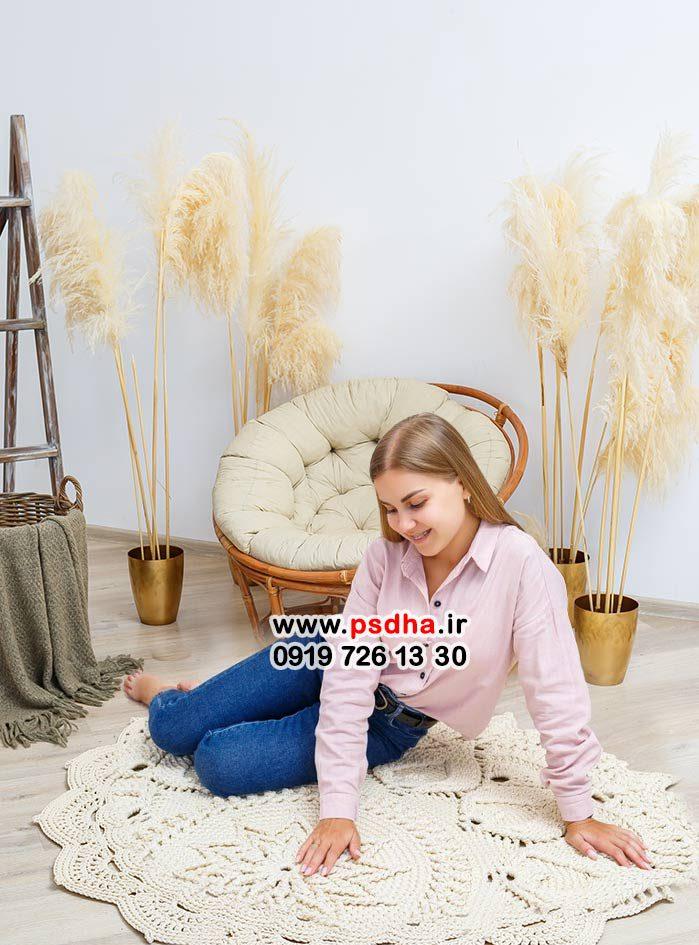 بک گراند وایت روم برای عکس های قدی