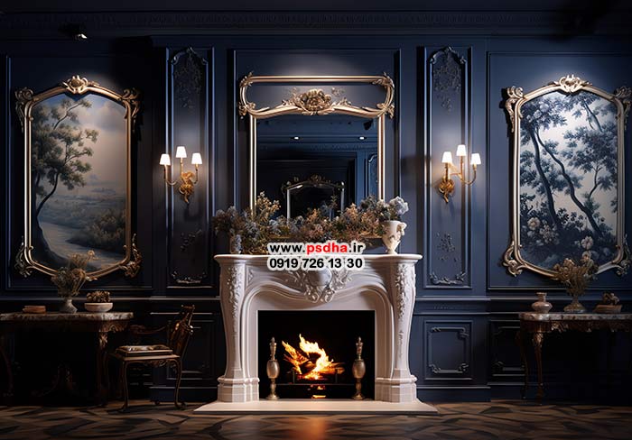 بک گراند عمارت تیره 