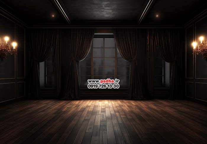 بک گراند عمارت تیره 