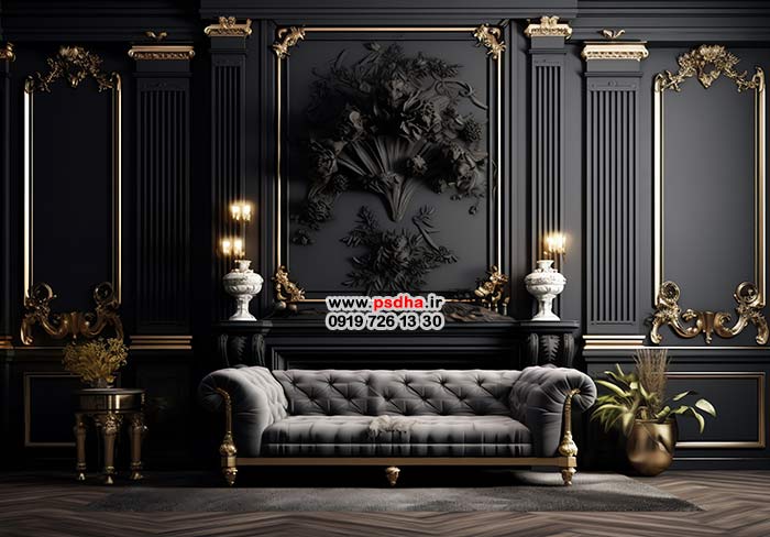 بک گراند عمارت تیره 