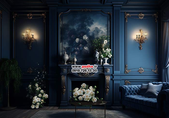 بک گراند عمارت تیره 