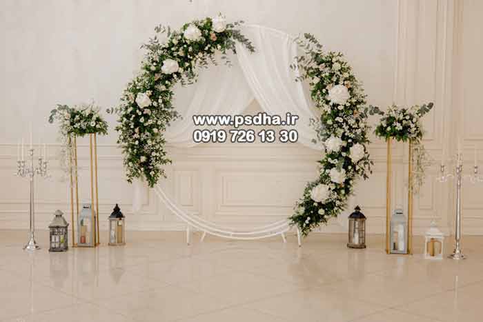 بک گراند استودیویی عروس و داماد