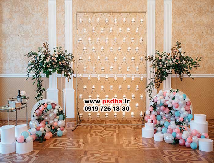 بک گراند عروسی و آتلیه ای 