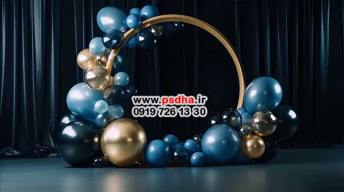 بکگراند تولد سه بعدی با کیفیت عالی