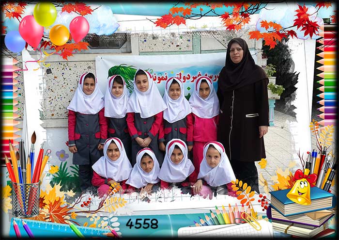 سه بکگراند مدرسه برای عکس دسته جمعی و تکی