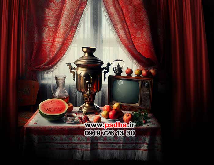 بکگراندهای سنتی شب چله با تم قدیمی