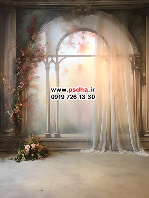 بکگراند وایت روم زمستانی و استودیو عکاسی