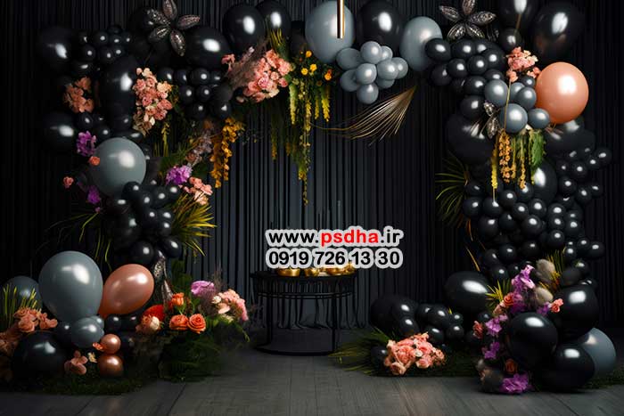 بک گراند تولد با زمینه ی تیره