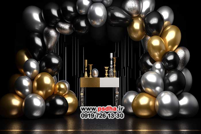 بک گراند تولد با زمینه ی تیره