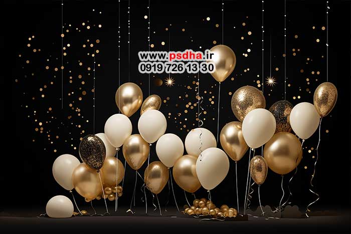 بک گراند تولد با زمینه ی تیره