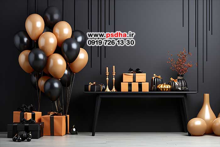 بک گراند تولد با زمینه ی تیره