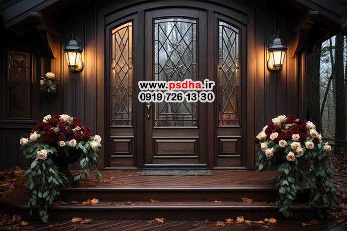 بک گراند تیره با دکورهای متنوع 