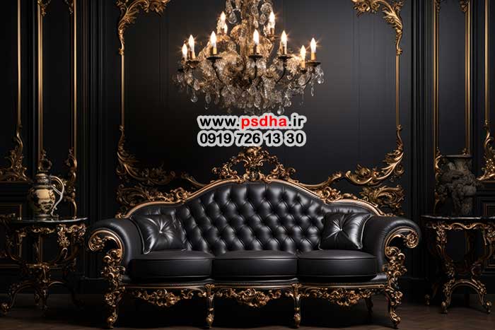 بک گراند تیره با دکورهای متنوع 