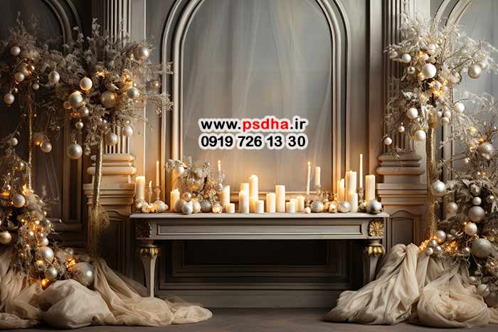 بک گراند عروس و داماد جدید