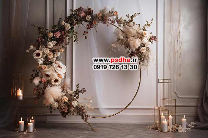 بک گراند جدید وایت روم عروس و داماد