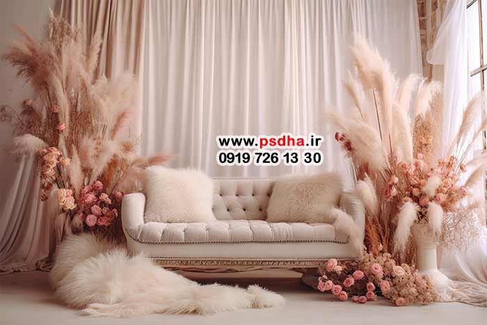 بک گراند جدید وایت روم عروس و داماد