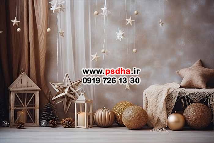 پس زمینه ی عکس زمستان و کریسمس 