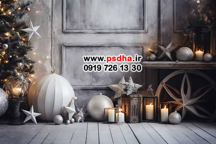 پس زمینه ی عکس زمستان و کریسمس 
