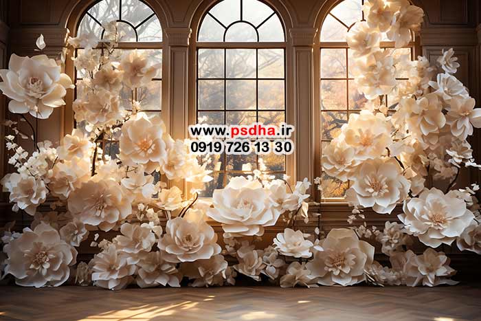 بکگراندهای عروسی برای عکس عروس داماد