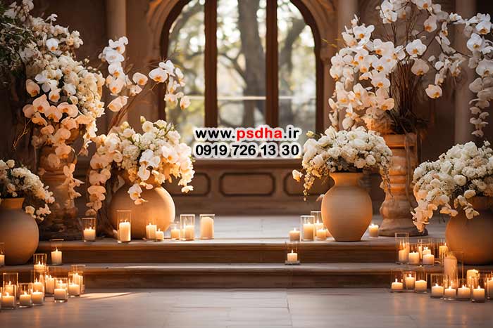 بکگراندهای عروسی برای عکس عروس داماد