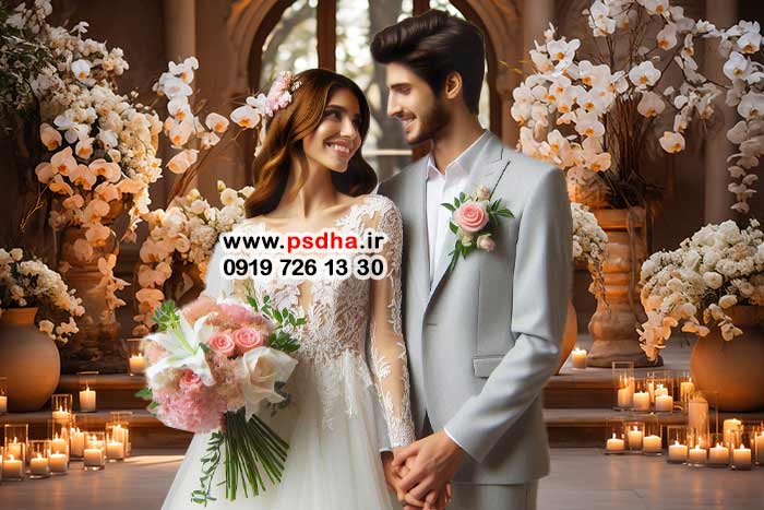بکگراندهای عروسی برای عکس عروس داماد