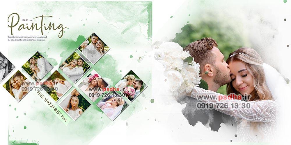 تمپلیت آلبوم عروس و داماد جدید