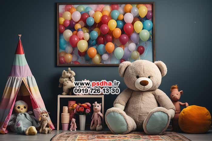 50 بکگراند کودک تک لایه