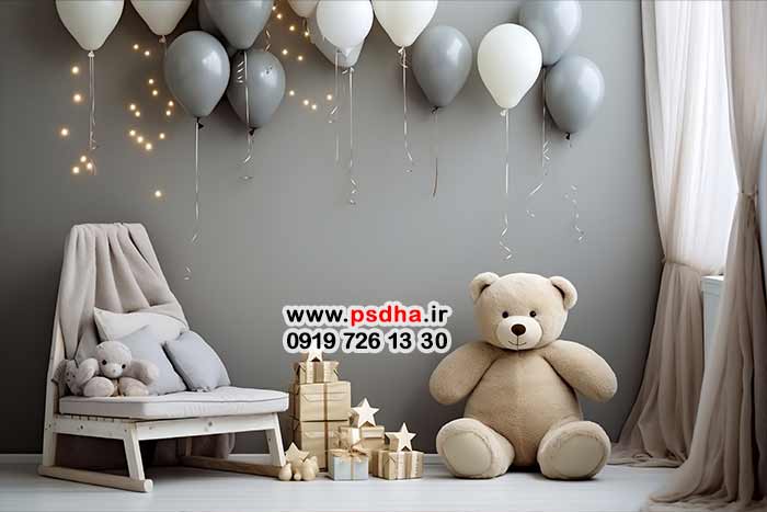 50 بکگراند کودک تک لایه