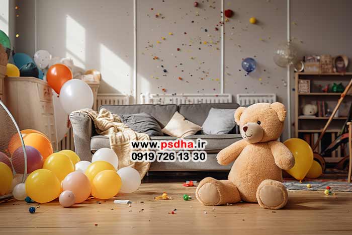 50 بکگراند کودک تک لایه