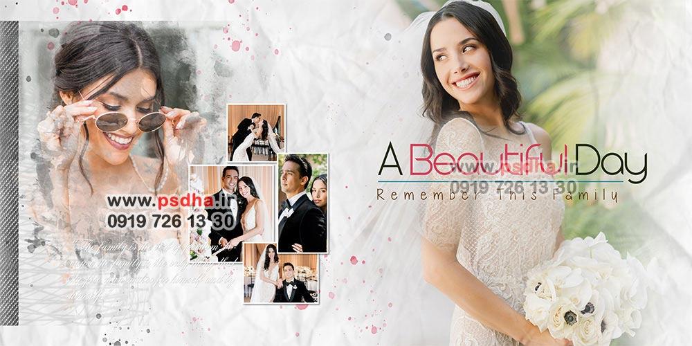 تمپلیت آلبوم عروس و داماد جدید