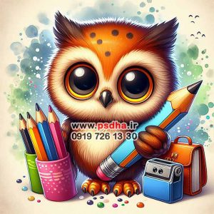 طرح آماده ایرانی جلد دفتر مشق