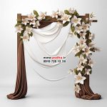 پس زمینه عروس جدید طاق گل