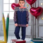 پس زمینه با دکور مدرسه و طرح دانش آموزی