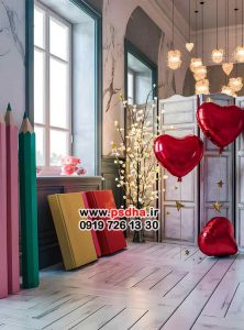 پس زمینه با دکور مدرسه و طرح دانش آموزی