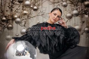 بکگراند زمستان و کریسمس جدید با دکور