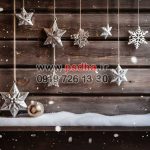 بکگراند زمستان و کریسمس جدید با دکورهای زیبا کد 4581