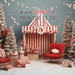 بکگراند زمستان و کریسمس جدید با دکورهای زیبا کد 4581