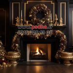 بکگراند زمستان و کریسمس جدید با دکورهای زیبا کد 4581